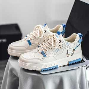 รองเท้าวิ่งผู้ชายคุณภาพสูงสำหรับทุกฤดูกาล ปี 2026 น้ำหนักเบา หน้าผ้าตาข่าย ซับในหนังแท้ สีขาว สไตล์รองเท้าเดิน - Product Image 6