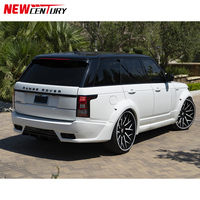 Pour Land Rover Range Rover 2013-2017, pare-chocs avant et arrière modifiés style Lumma, calandre large