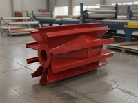 Polea de Accionamiento de Ala de Acero Resistente JUXIN para Cintas Transportadoras, con Rodamiento de Bolas, para Equipos de Transporte de Materiales