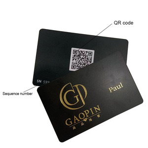 Biểu tượng tùy chỉnh nhựa Quà Tặng PVC Số serial thẻ giảm giá với mã vạch - Product Image 4