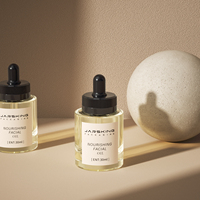 Bouteille Compte-Gouttes Sérum Huile Essentielle 30 ml Brun 1 oz, Emballage Cosmétique Épais pour Sérigraphie, Vente en Gros
