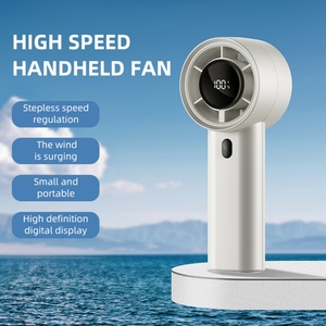 Ventilador Portátil Eléctrico de Alta Velocidad de 3000mAh, Mini Ventilador sin Aspas Recargable por USB, Fuente de Alimentación para Coche, Escalada al Aire Libre, Refrigerado por Aire, de Plástico - Product Image 3