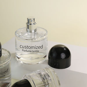 Flacon de parfum en verre de haute qualité de 50 ml avec bouchon fantaisie - Product Image 1