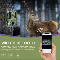 Caméra de chasse BSTCAM 4K 48MP avec connexion vidéo et application WiFi, viseur pour la chasse manuelle, détection de mouvement pour la faune sauvage