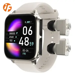 INNOFOVO smartwatch 1,83 ''Reloj 2 en 1 auriculares inalámbricos reloj inteligente con auriculares