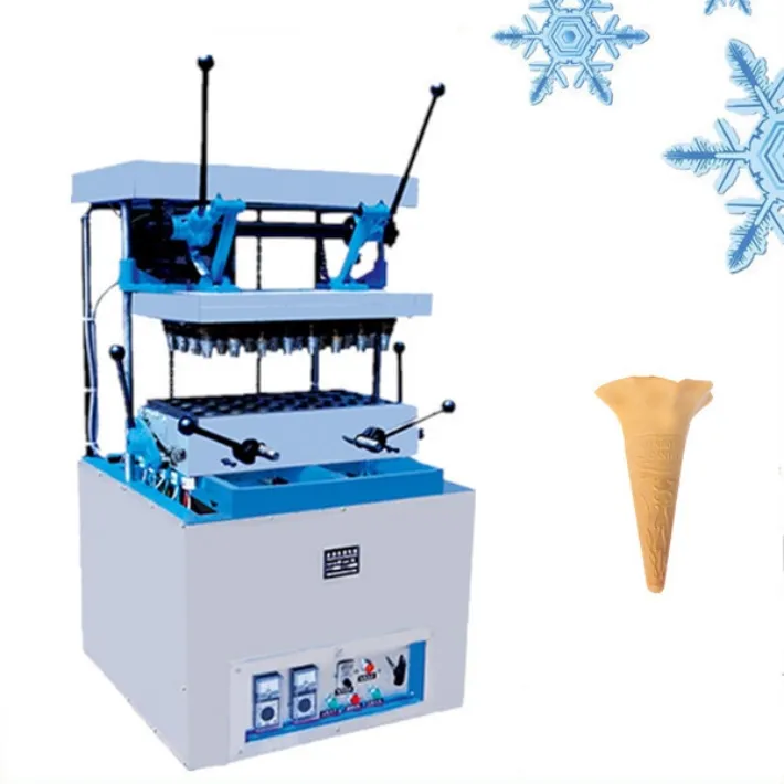 Ei-Keksmaschine automatische Eiscreme-Kegelmaschine hocheffiziente Mini-Eis Kuchen-, Kegelwagen-Becherherstellungsmaschine