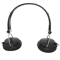 Headset Berkabel Over-Ear yang Dapat Disesuaikan dengan Bantalan Telinga Besar dan Lembut, Peredam Kebisingan, Tahan Air IPX-7, Kabel 2m untuk PC/Laptop Gaming