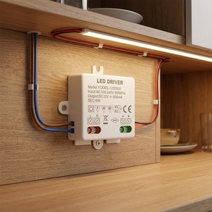 Controlador de Iluminación LED de Salida Única Impermeable JIUAN, Lámpara de Techo, Fuente de Alimentación de 100-240 VCA, Atenuación PWM, Voltaje Constante, 3 Años - Product Image 1