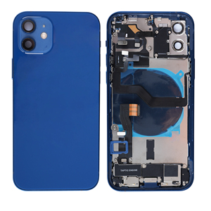 Carcasa Trasera de Repuesto con Diseño de Barra de Cristal para <span class=keywords><strong>iPhone</strong></span> <span class=keywords><strong>12</strong></span> <span class=keywords><strong>Mini</strong></span> <span class=keywords><strong>12</strong></span>, Chasis Protector con Cable Flex, Piezas para Carcasas de Teléfonos Móviles - Product Image 2