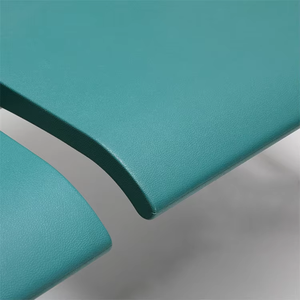 Chaise d'attente publique moderne et colorée en plastique PU durable à trois places avec structure métallique, idéale pour les halls et les zones de transit - Product Image 5