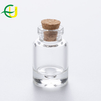 Venta al por Mayor de Mini Frascos de Vidrio para Cosméticos con Tapones de Corcho para Etiquetar y Fabricar