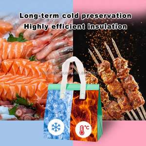 Bolsa Térmica Grande Personalizada con Logotipo, Aislada, de Tela No Tejida, con Lámina de Aluminio Ripstop - Linda Bolsa para el Almuerzo - Product Image 6