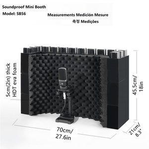 Coblocks Microphone cách âm màn hình khổng lồ khối xây dựng ghi âm Thiết bị phòng thu chuyên nghiệp cách âm giải pháp - Product Image 4