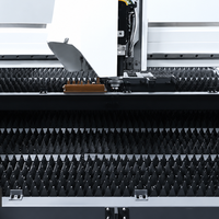 Machine de découpe laser à fibre à double plateforme en acier inoxydable et en métal 3000W/6000W/12000W
