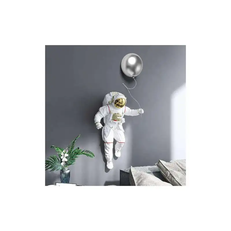 تخفيضات هائلة ديكور منزلي مخصص منحوتات رواد الفضاء من الألياف الزجاجية منحوتات تعلق على الحائط ديكور منزلي داخلي دلاية رواد الفضاء