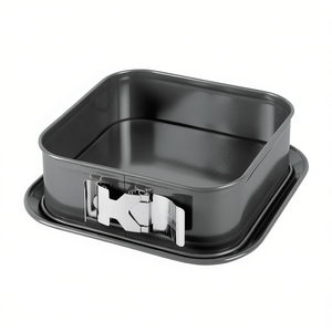 ถาดอบเค้กสี่เหลี่ยม Kaiser Aluminum Springform ขนาด 8 นิ้ว พร้อมฐานถอดได้ เคลือบ PTFE ใช้กับเครื่องล้างจานได้ เหมาะสำหรับอบเค้กและขนมหวาน - Product Image 2