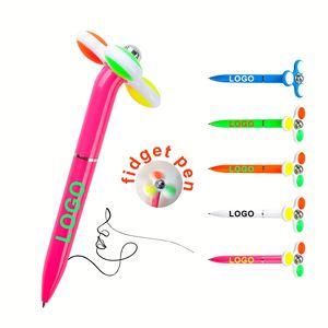<b>Creative</b> Decompression Rotating Ballpoint Pen Custom Logo for Promotion - Product Image 1