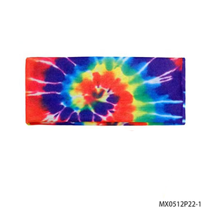 PESENAR 1960s Style arc-en-ciel Tie Dye bandeau pour rétro Hippie Costume accessoire de fête - Product Image 2