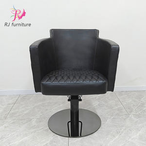 Sillón de Barbería de Lujo de Alta Gama para Hombre, Estructura Plateada, Estilo Vintage, Hidráulico, Reclinable, para Barbería - Product Image 4