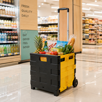 Chariot de rangement vertical pliable pour entrepôt, idéal pour la logistique et les grossistes, optimisation de l'espace de stockage vertical