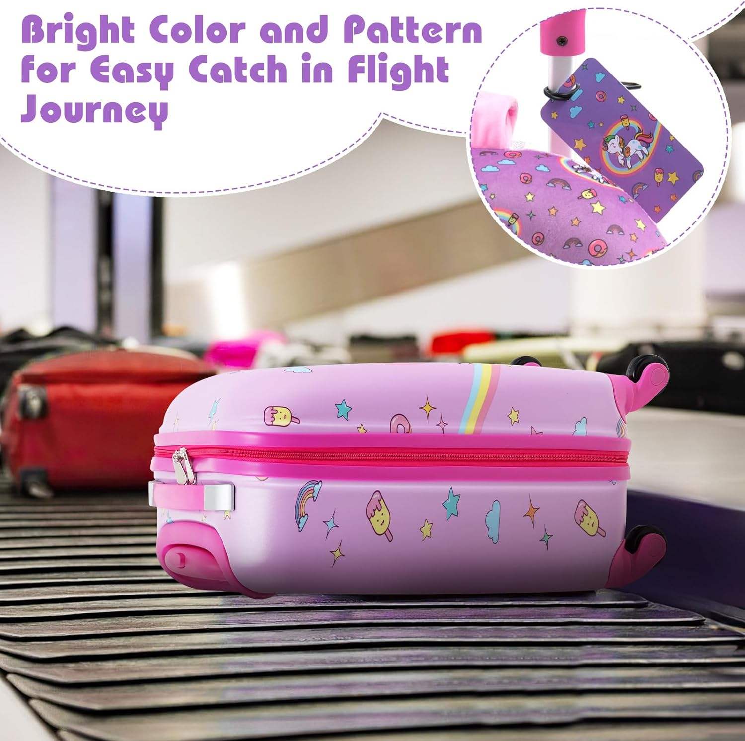 Kids Backpacks Boys Toddler Suitcase BABY JOY Kids Carry-on