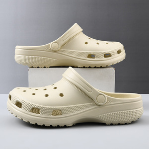 White Women's <b>Clogs</b> EVA Sole Breathable Non-Slip Summer Outdoor Wear Closed-Toe Thick Soled Beach Sandals Size 35-45 - Product Image 3