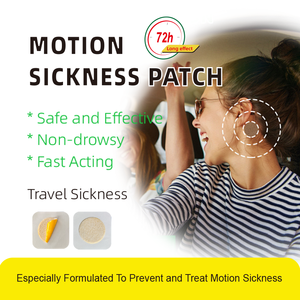 멀미 천연 <span class=keywords><strong>100</strong></span>% 허브 안티 모션 멀미 릴리프 패치 72 시간 오래 지속되는 효과 저자극 20 패치/상자 - Product Image 4