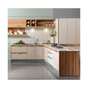 Prima bois <span class=keywords><strong>garde</strong></span>-<span class=keywords><strong>manger</strong></span> moderne complet ensemble de conceptions de stockage armoire <span class=keywords><strong>acheter</strong></span> des armoires de cuisine prêt à assembler pour meubles de cuisine - Product Image 4