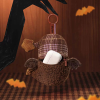 Authentique POP MART Spooky Bakehouse Twinkle Twinkle Étui pour écouteurs, Pochette en peluche Halloween, Breloque de sac, Cadeau de collection