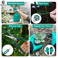 Ensemble d'outils de jardinage MB en acier de haute qualité pour planter des légumes en pot et ameublir la terre