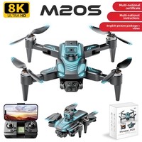 Drone aérien M20 Quadcopter RC avec caméra HD 1080P/2K en option, maintien d'altitude, positionnement par flux optique, pliable, idéal pour débutants
