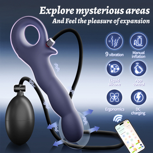 Juguete Sexual Anal Inflable en Oferta, Dilatador Anal, Bomba de Dildo, Estimulador de Glúteos, Tapón Anal Expandible - Product Image 1