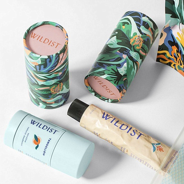 Food grade jar kraft packaging incense tea paper tube