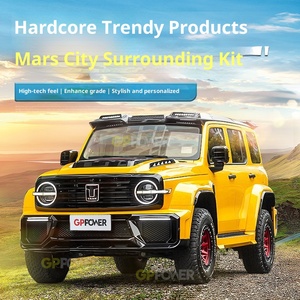 Mới Xe Tăng 300 Hỏa Thành Phố Phiên Bản Cơ Thể Rộng Nâng Cấp Kit Phía Trước Lưới Tản Nhiệt Mui Xe <span class=keywords><strong>Bumper</strong></span> Bánh Xe Arches Bolt-On - Product Image 3