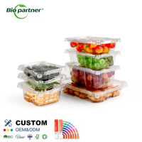 Contenitore per Alimenti in Plastica PET con Logo Personalizzato, Resistente alle Manomissioni, Usa e Getta, per Biscotti e Prodotti da Forno, Scatola DELI
