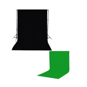 Фон для фотосъемки с изображением больших занавесок хромакей зеленого экрана муслиновый фон