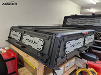 Penutup Bak Truk Aluminium, Penutup Bak Truk, Kanopi Truk, Hardtop, Rak Atap Modular, Universal, Pelindung Kargo, Dapat Disesuaikan