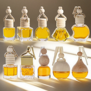 Ambientador de coche de madera para colgar, con aceites esenciales para aromaterapia, eliminación de olores, fragancia líquida, 5ml 6ml 7ml 8ml 10ml 17ml - Product Image 1
