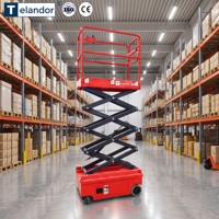 Table élévatrice à ciseaux ultra-compacte en promotion, 4m, 240kg, pour chantiers de construction restreints, service personnalisé