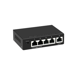 Bộ Chia Mạng VLAN Máy Tính Để Bàn 5 Cổng <span class=keywords><strong>Gigabit</strong></span> 10/100/1000Base-TX Ethernet - Product Image 3