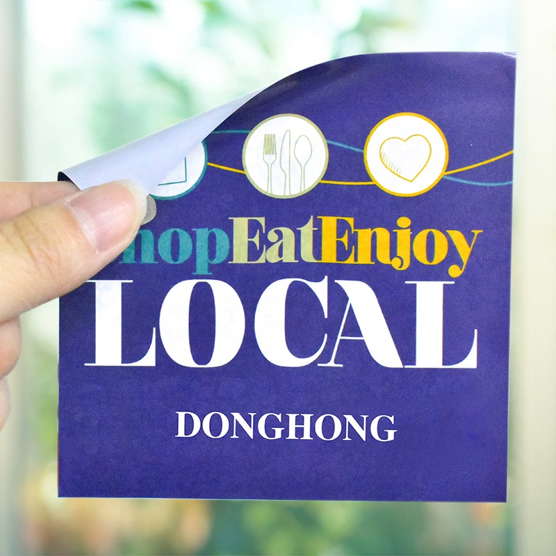 Изготовленные на заказ Съемные Виниловые наклейки для окон со статическим клеем без клея