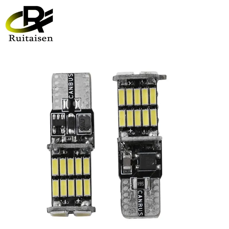 T10 W5WLEDカーパーキングライトインテリアライト401426SMDCanbusエラーなしドームランプウェッジテールサイドバルブカーアクセサリー12V