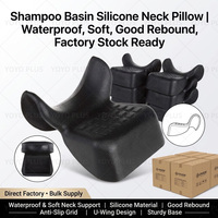 Almohada de Soporte para Cuello de PVC Impermeable con Textura de Puntos para Lavacabezas, Suministro de Fábrica, para Equipo de Salón