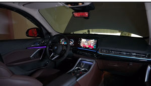 BMW X1 U11 2023-2024に最適なシンフォニーカーアンビエントライトインテリア雰囲気カーアクセサリートリムドラゴンスケールパネル - Product Image 3