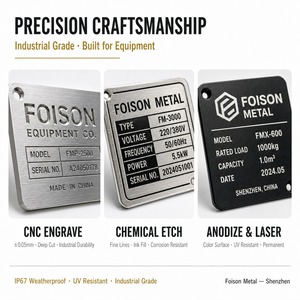 Proveedor de Placas de Identificación Metálicas Personalizadas, Placas con Acabado Espejo, Placas de Identificación de Equipos Serializadas, OEM - Product Image 4