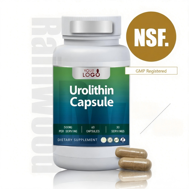 Rainwood Urolithin a Capsules OEM Private Label Supplement Manufacturer for Healthy Aging & Mitochondrial Support