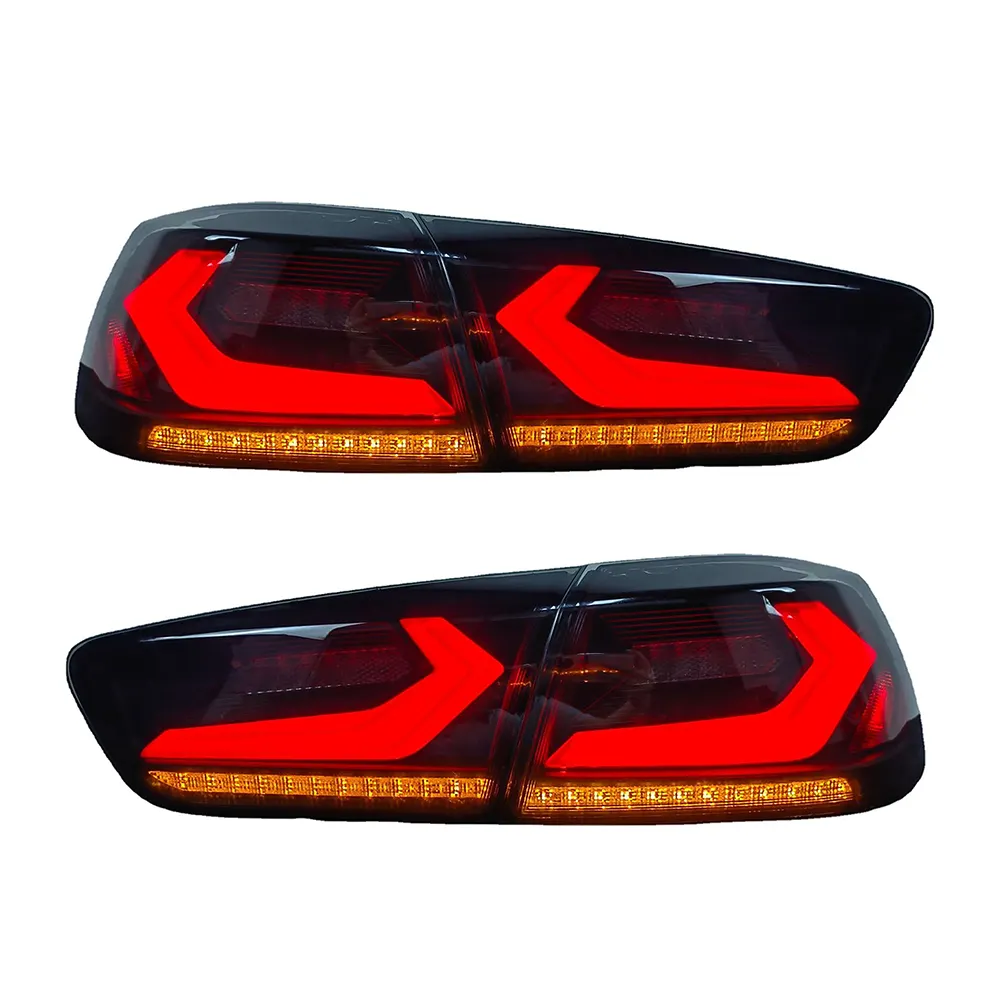 Par de montaje de luz trasera de coche para MITSUBISHI GRAND LANCER 2008-2018 luz de señal de freno LED piezas de afinación Sistema de lámpara trasera de coche