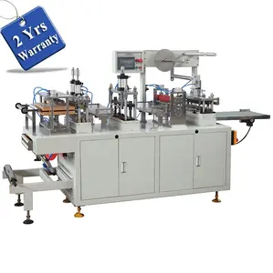 PCL420 Automatic PVC PET PS Drink Cup Lid Thermo Forming Machine, food packaging Plastic tray plate making equipments