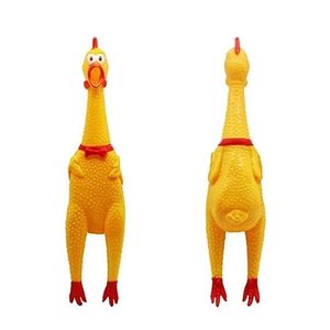 ของเล่นไก่บีบมีเสียงสำหรับสัตว์เลี้ยง ของเล่นสุนัขแบบอินเทอร์แอคทีฟ ของเล่นเคี้ยวเนื้อนุ่ม ไก่ตุ๊กตาสำหรับลูกสุนัข สุนัขพันธุ์เล็ก กลาง ใหญ่ สำหรับฝึกสุนัข - Product Image 1