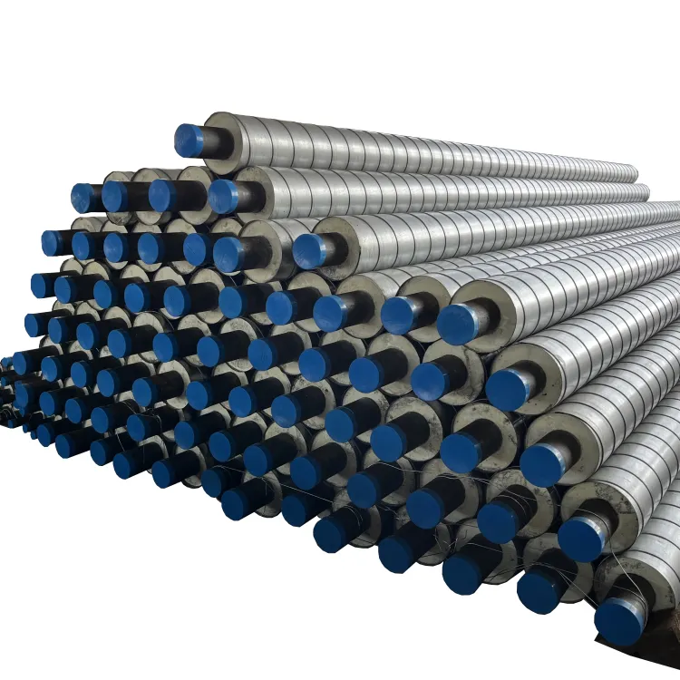 high quality galvanized jacket polyurethane foam insulation pipe